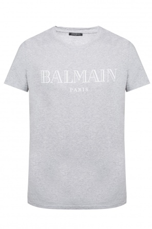 T-shirt with a printed logo, zdjęcie 1 T-shirt with a printed logo od Balmain